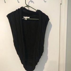 Wool black vest